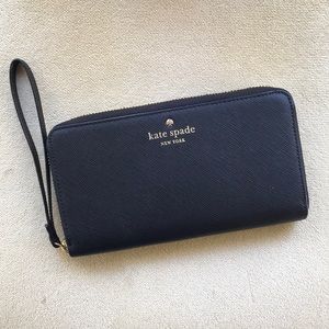 Kate Spade Black Wristlet/Wallet
